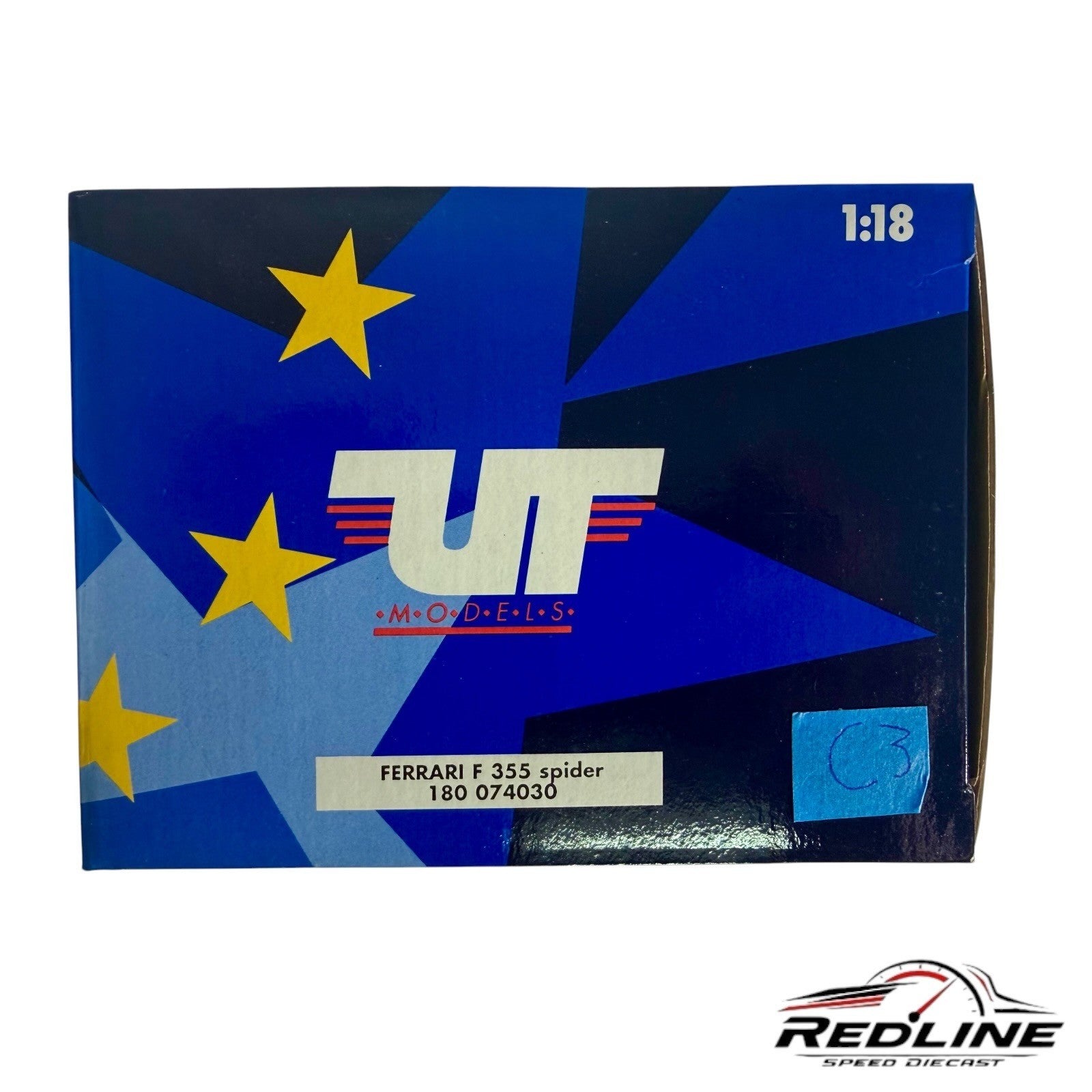 🇮🇹UT MODELS FERRARI F355 BERLINETTA Coupe Red 1:18 C3🇮🇹