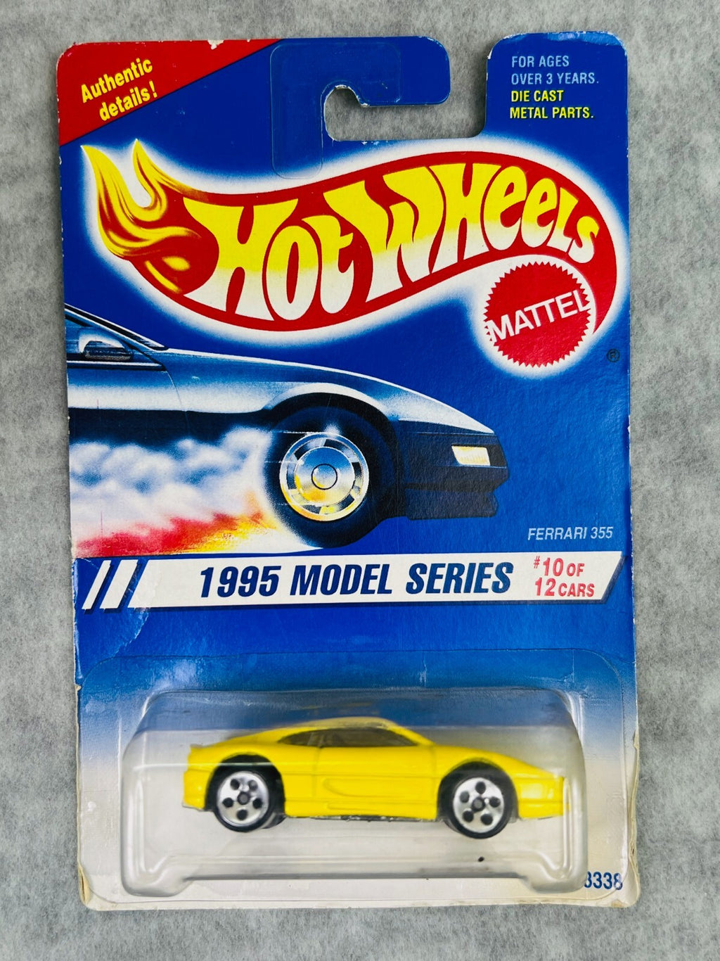 🇮🇹🇮🇹🇮🇹Hot Wheels Yellow Ferrari 355 1995 Model Series HW21🇮🇹🇮🇹🇮🇹