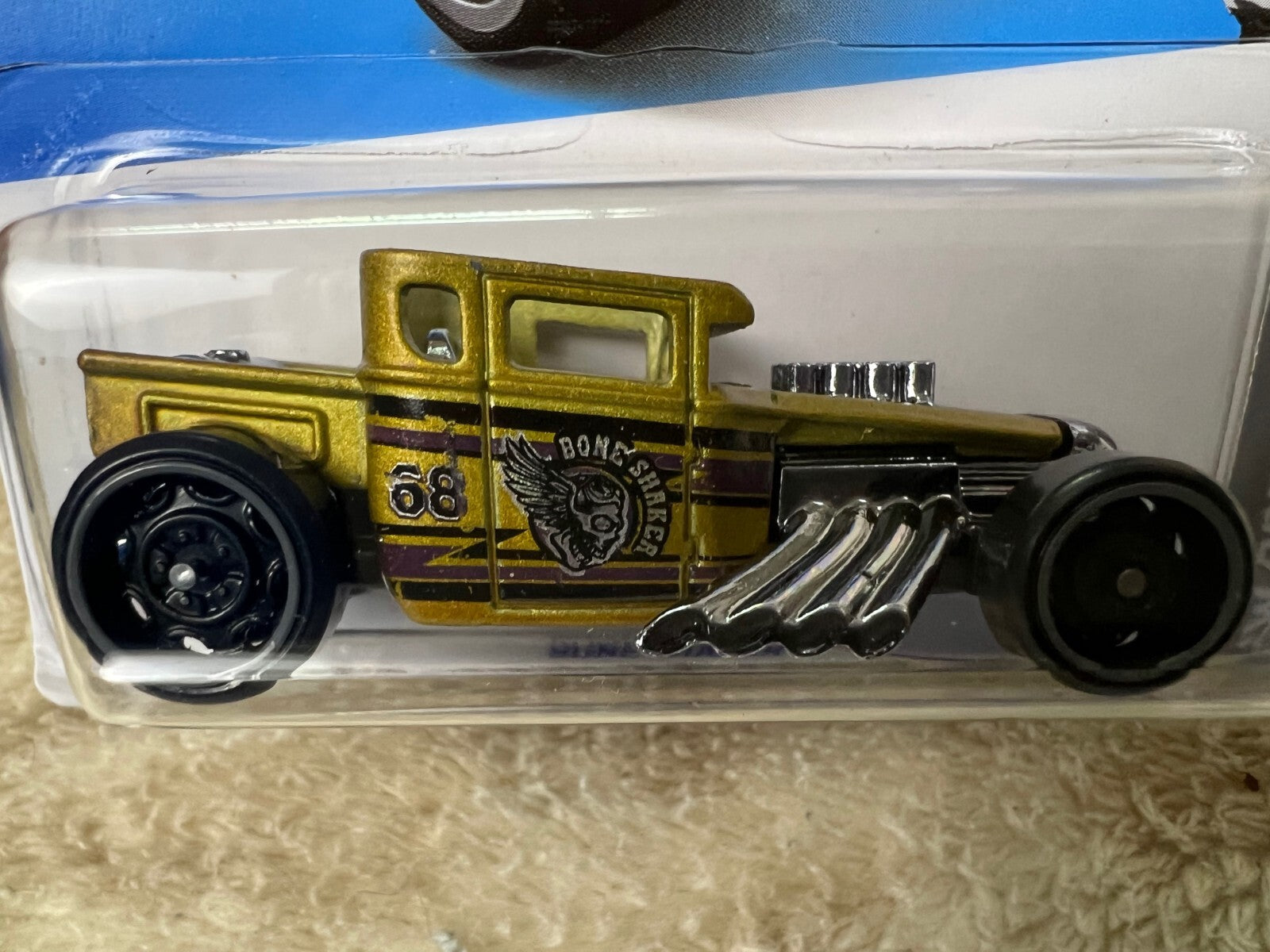 ☠️☠️☠️Hot Wheels HW DREAM GARAGE Bone Shaker 105/250 Gold HW19☠️☠️☠️