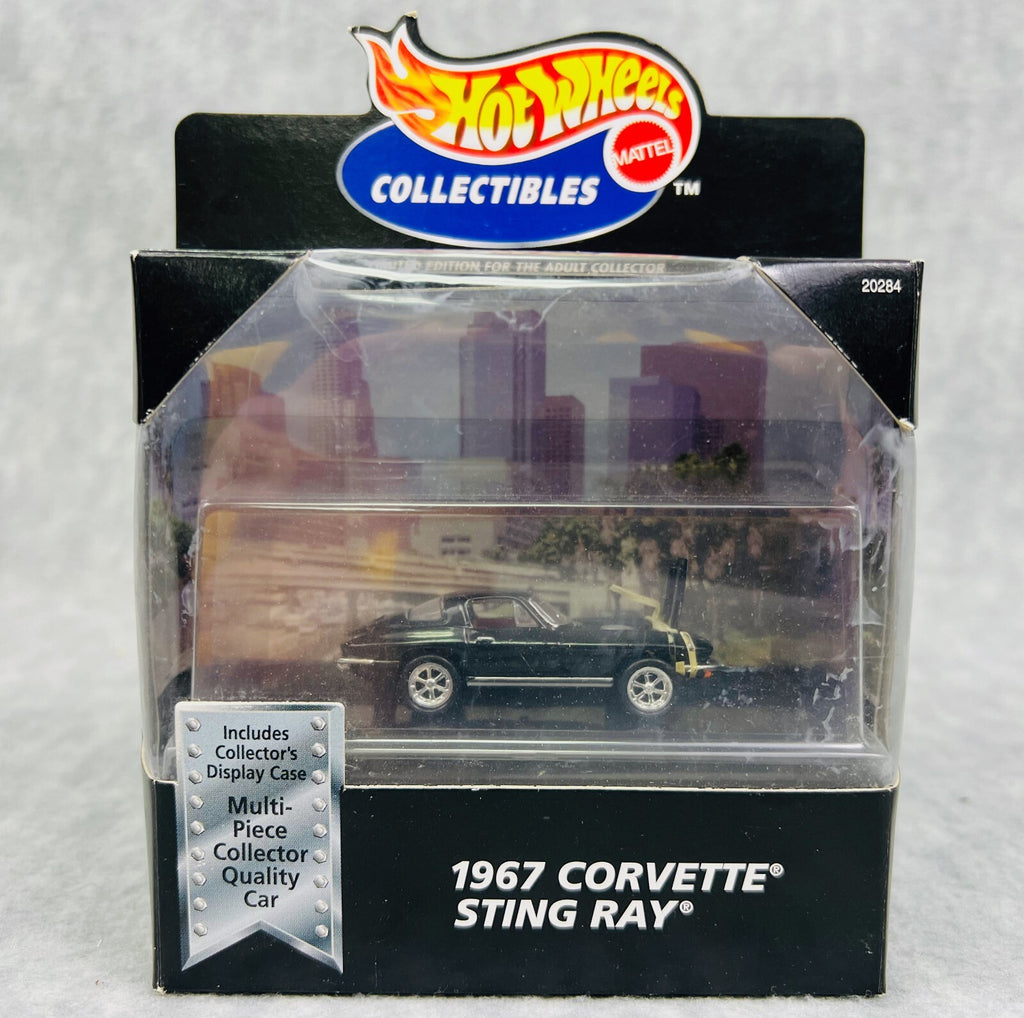 Hot Wheels Collectibles 1967 Corvette Sting Ray Black Box Limited Edition New L!