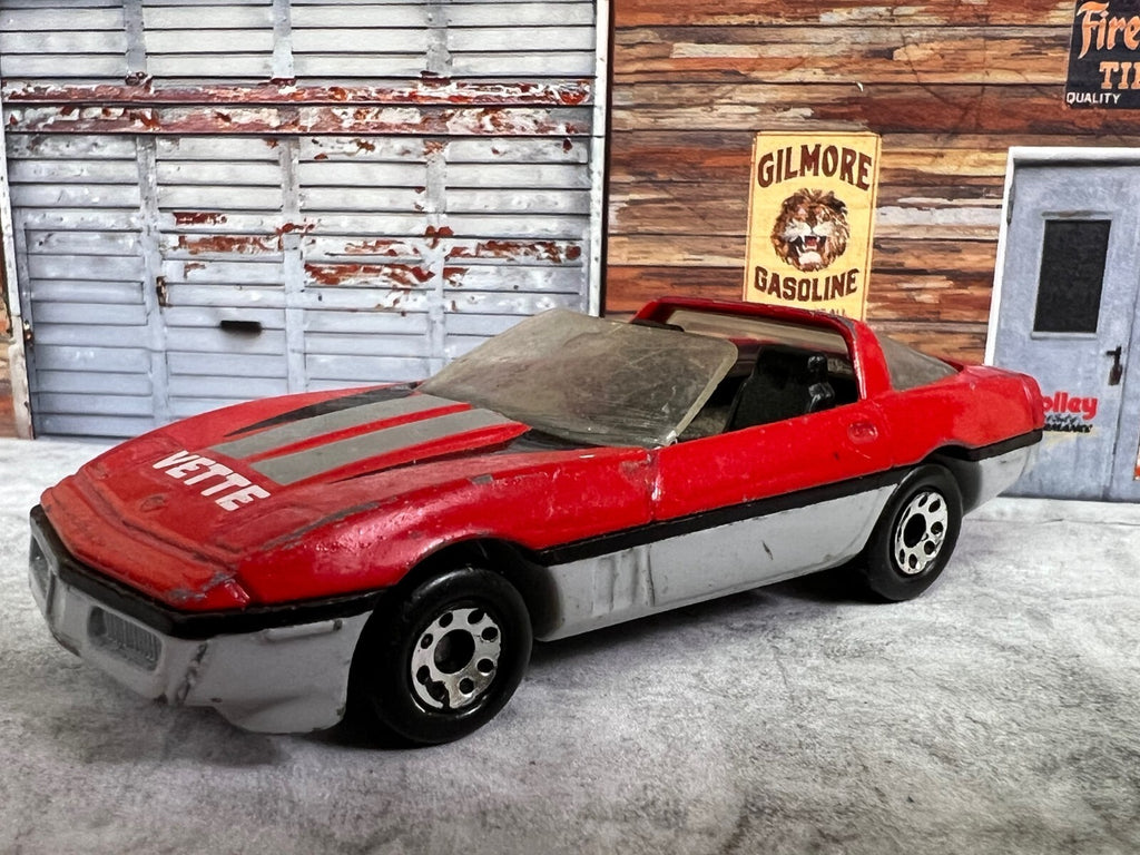 🔥🔥🔥1983 Matchbox Red '84 Chevrolet Corvette Convertible Car C3🔥🔥🔥