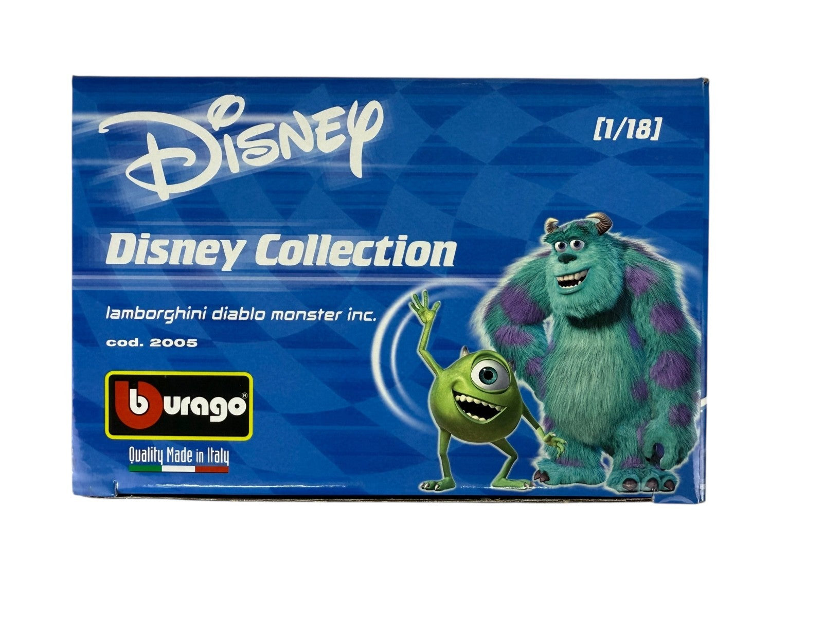 🇮🇹Bburago Disney Collection Monsters Inc Sulley Lamborghini Diablo 1:18 B3🇮🇹