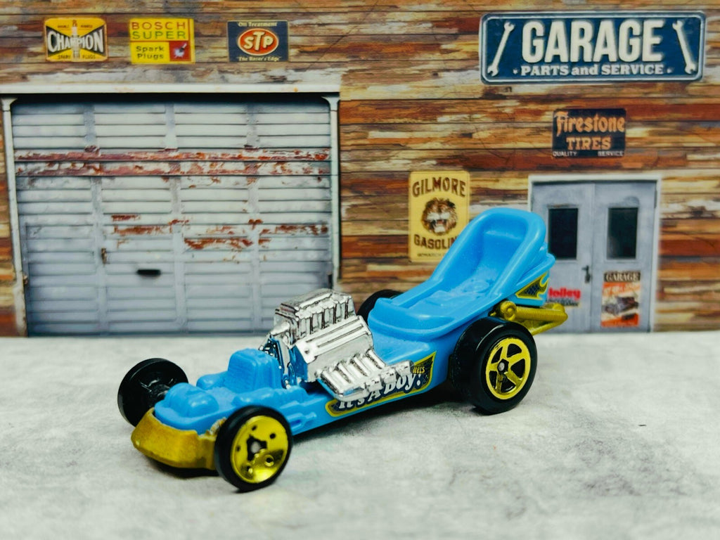 🔥🔥Hot Wheels Diaper Dragger Its A Boy Blue HW Metro Diecast 1:64 H17🔥🔥