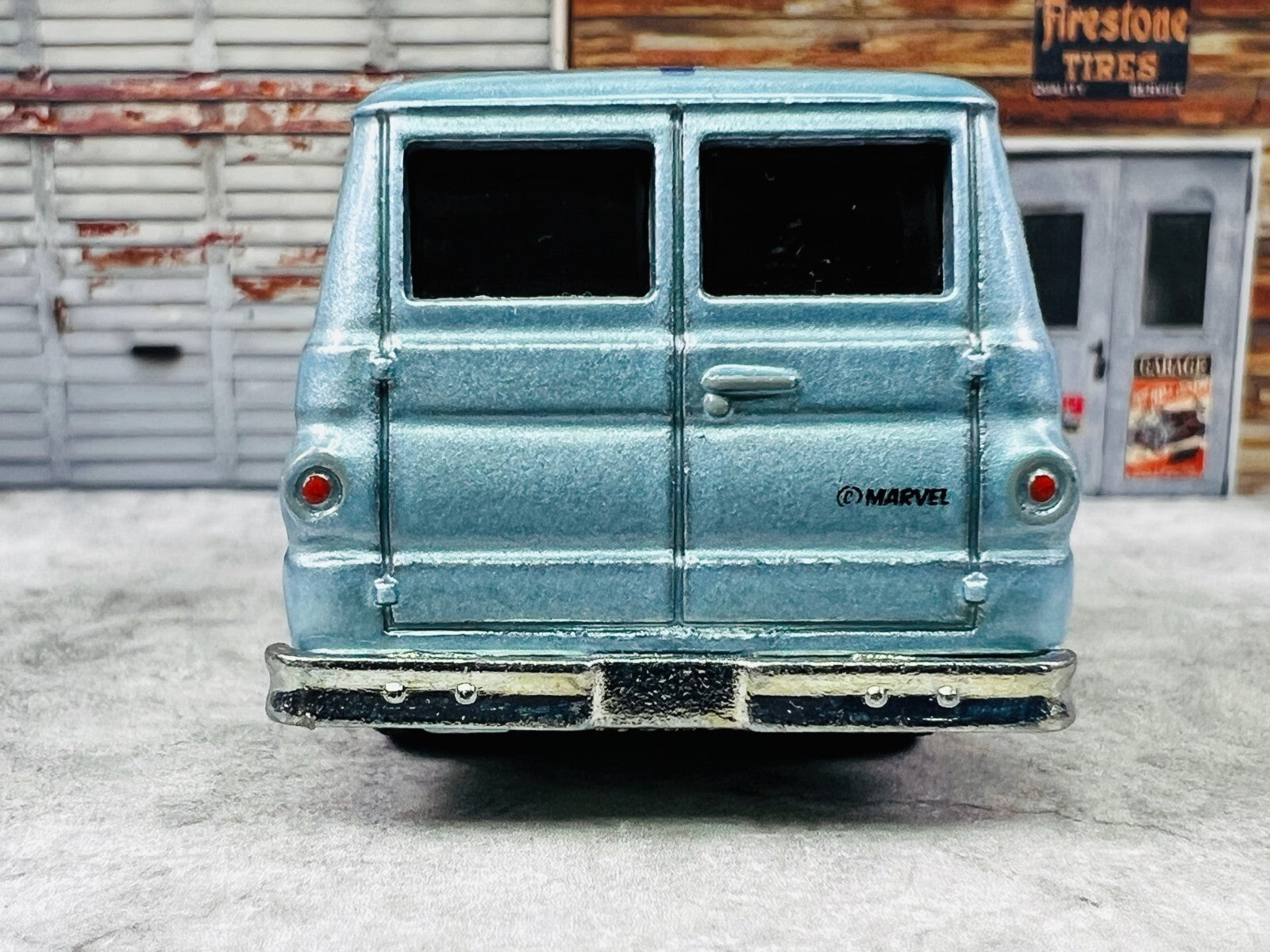 🇺🇸Hot Wheels Premium Marvel Captain American Civil War 1966 Dodge A100 C21🇺🇸