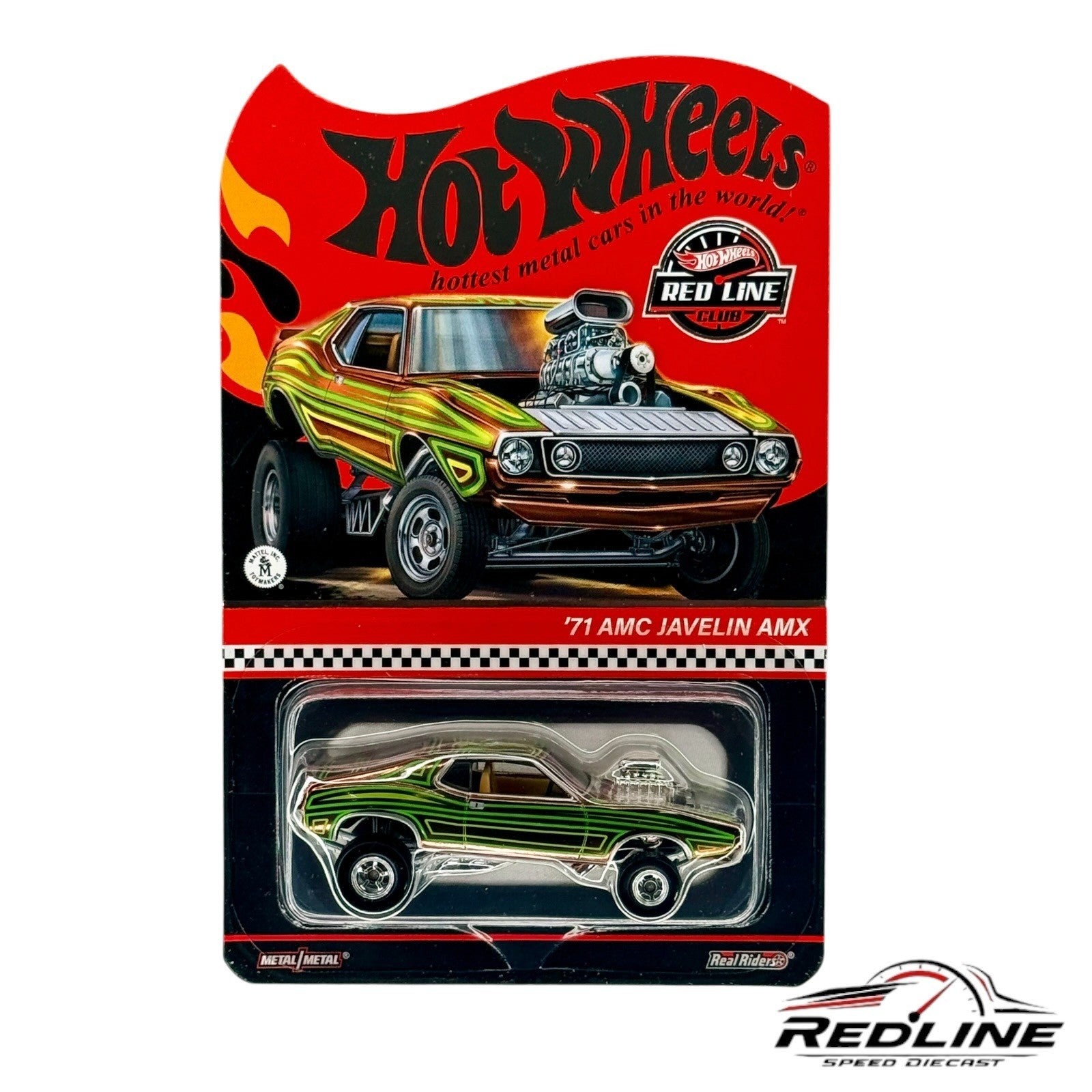 🇺🇸NEW Hot Wheels RLC Exclusive ’71 AMC Javelin AMX 12102/30k H14🇺🇸