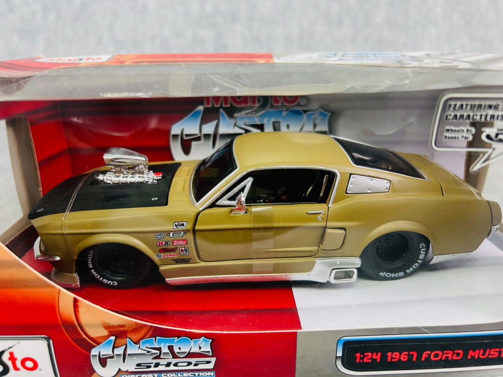 🏁🏁Maisto 1967 Ford Mustang GT 1/24 Scale Custom Shop🏁🏁