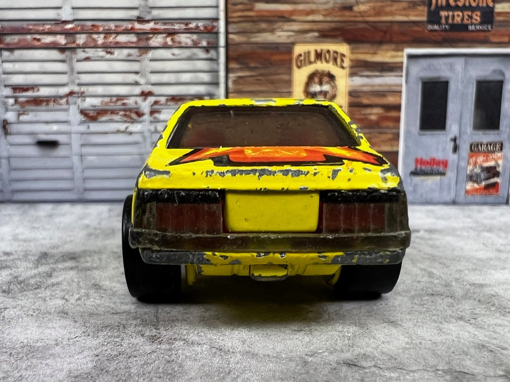 🐎🐎🐎Hot Wheels 1979-1981 Ford Turbo Mustang Yellow Fox Body Hong Kong C9🐎🐎🐎