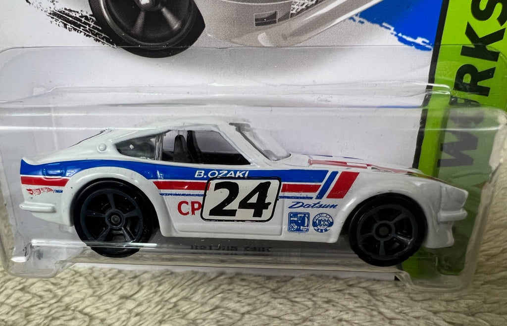 🎌🎌🎌Hot Wheels #243 HW Workshop Then and Now DATSUN 240Z White HW12🎌🎌🎌