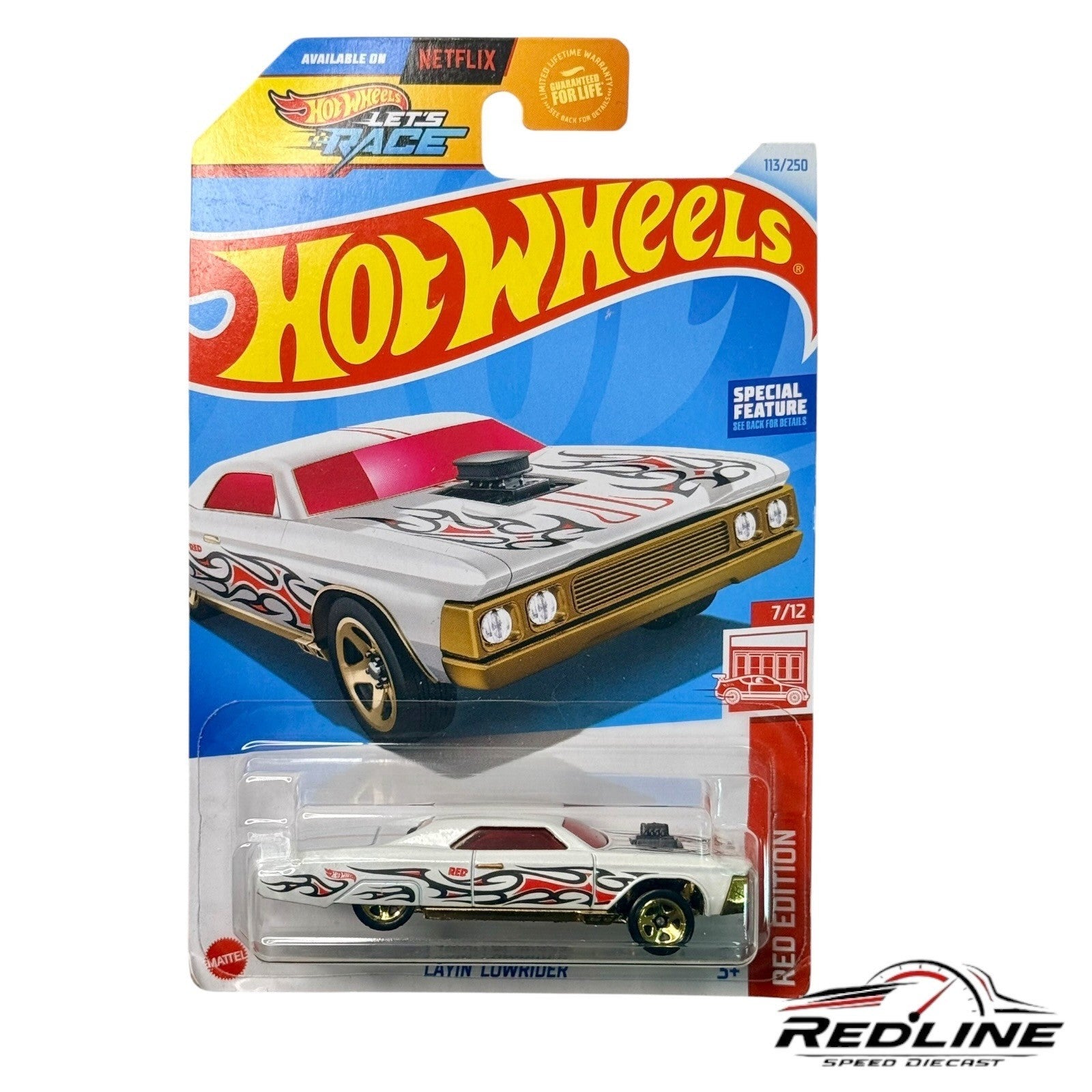 🇺🇸Hot Wheels TARGET RED EDITION LAYIN' LOWRIDER H35🇺🇸