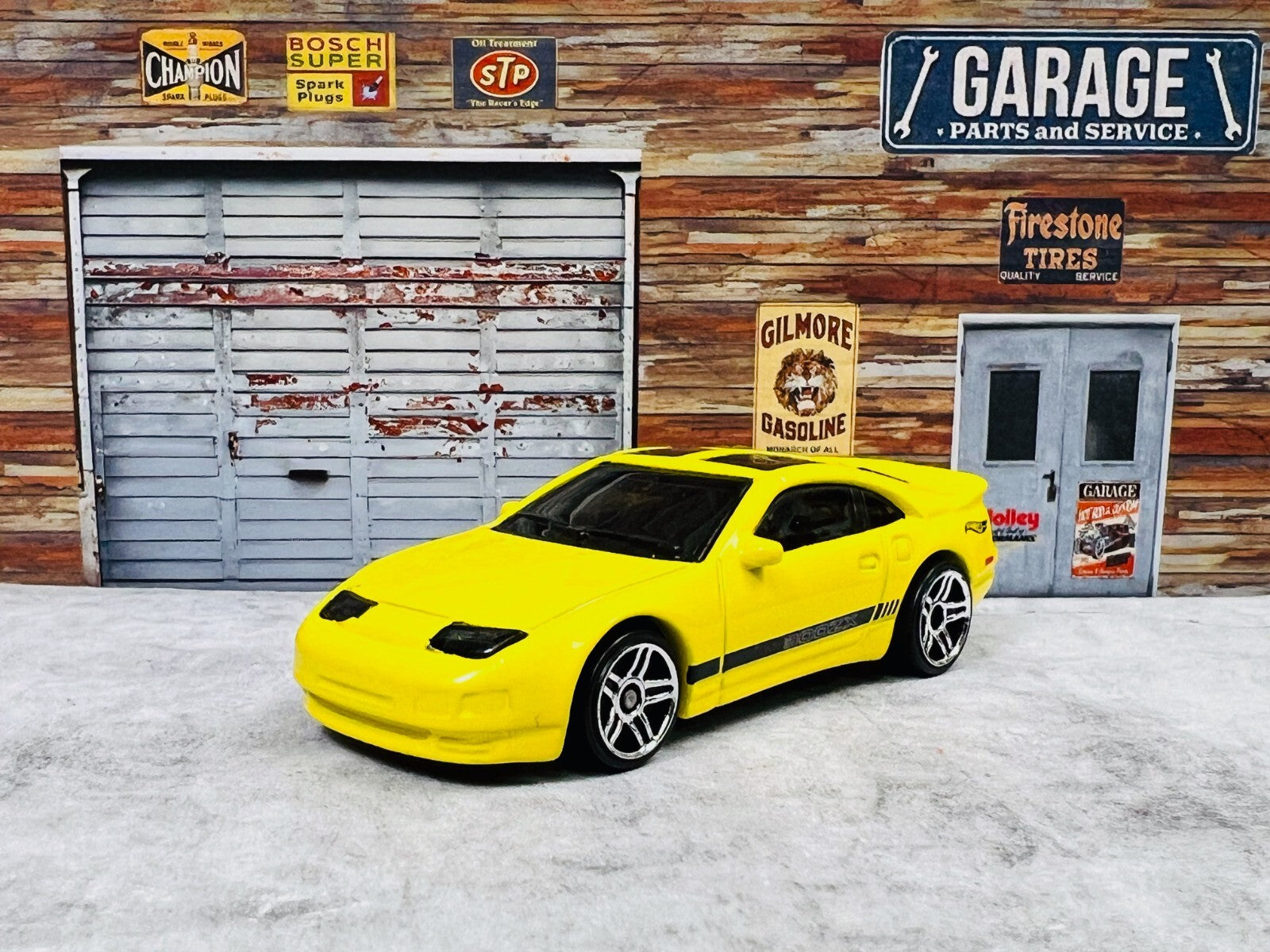 🔥🔥🔥Hot Wheels Nissan 300ZX Twin Turbo Yellow C18🔥🔥🔥