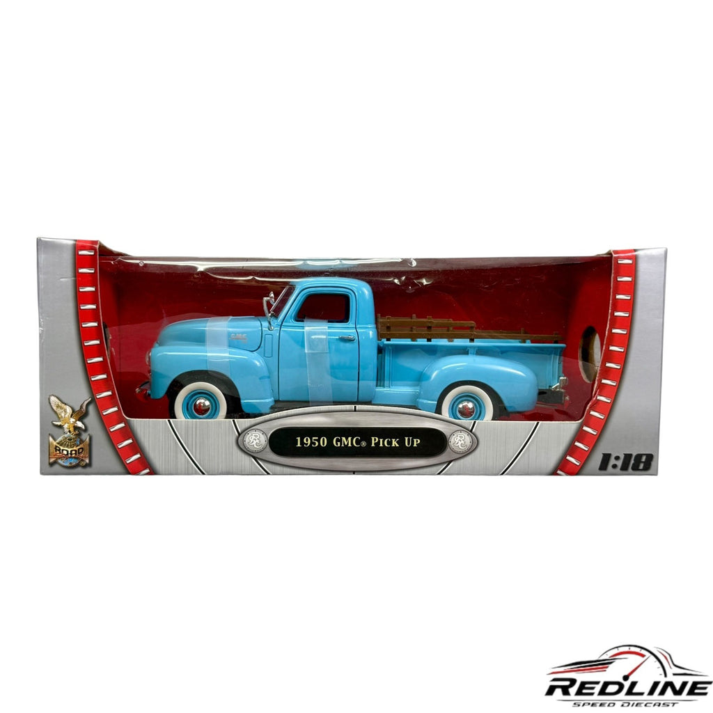 🇺🇸🇺🇸🇺🇸Road Signature 1950 GMC Pickup blue 1:18 Scale 🇺🇸🇺🇸🇺🇸