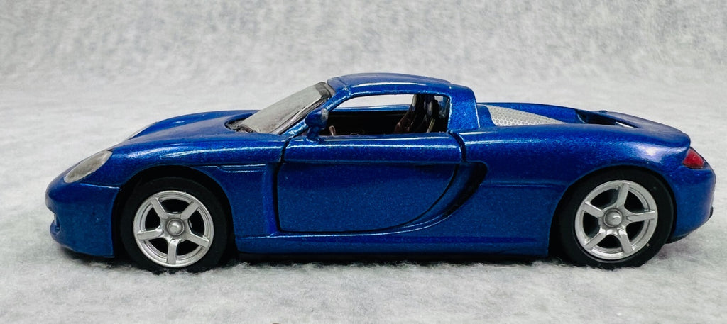 🇩🇪🇩🇪Kinsmart Porsche Carrera GT Blue 1:36 Scale Model Car Diecast🇩🇪🇩🇪