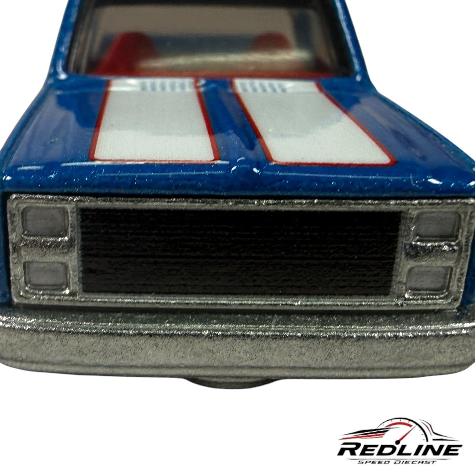 Hot Wheels Display Case Exclusive 83 Chevy Silverado 50th Anniversary Blue C5
