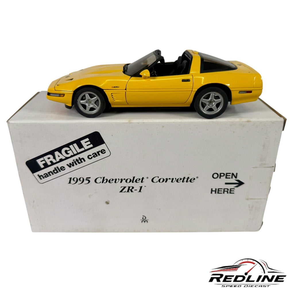 🦅🦅 Danbury Mint Chevrolet Corvette ZR-1 Competition Yellow 1:24 C2🦅🦅