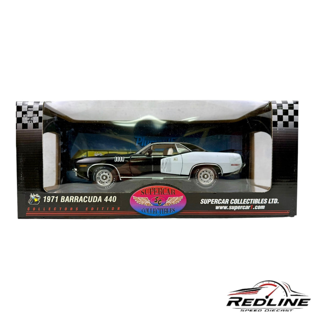 🇺🇸SUPERCAR COLLECTIBLES Highway 61 1971 Plymouth Barracuda 440 1:18 B3🇺🇸