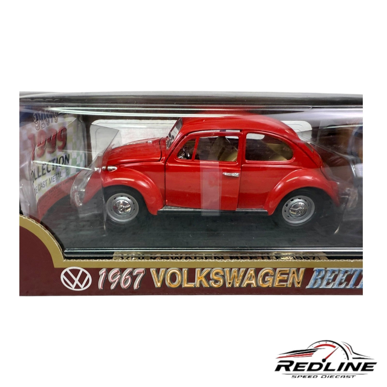 🇩🇪🇩🇪Road Legends 1967 Volkswagen Red Beetle 1:18 LN🇩🇪🇩🇪