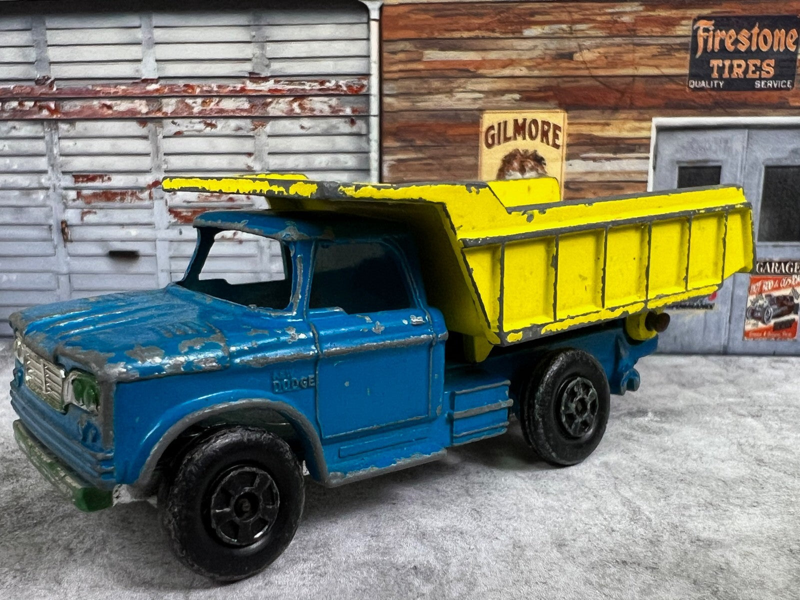 🔥🔥🔥Matchbox Transitional Superfast No.48 Dumper Truck Blue Cab C3🔥🔥🔥