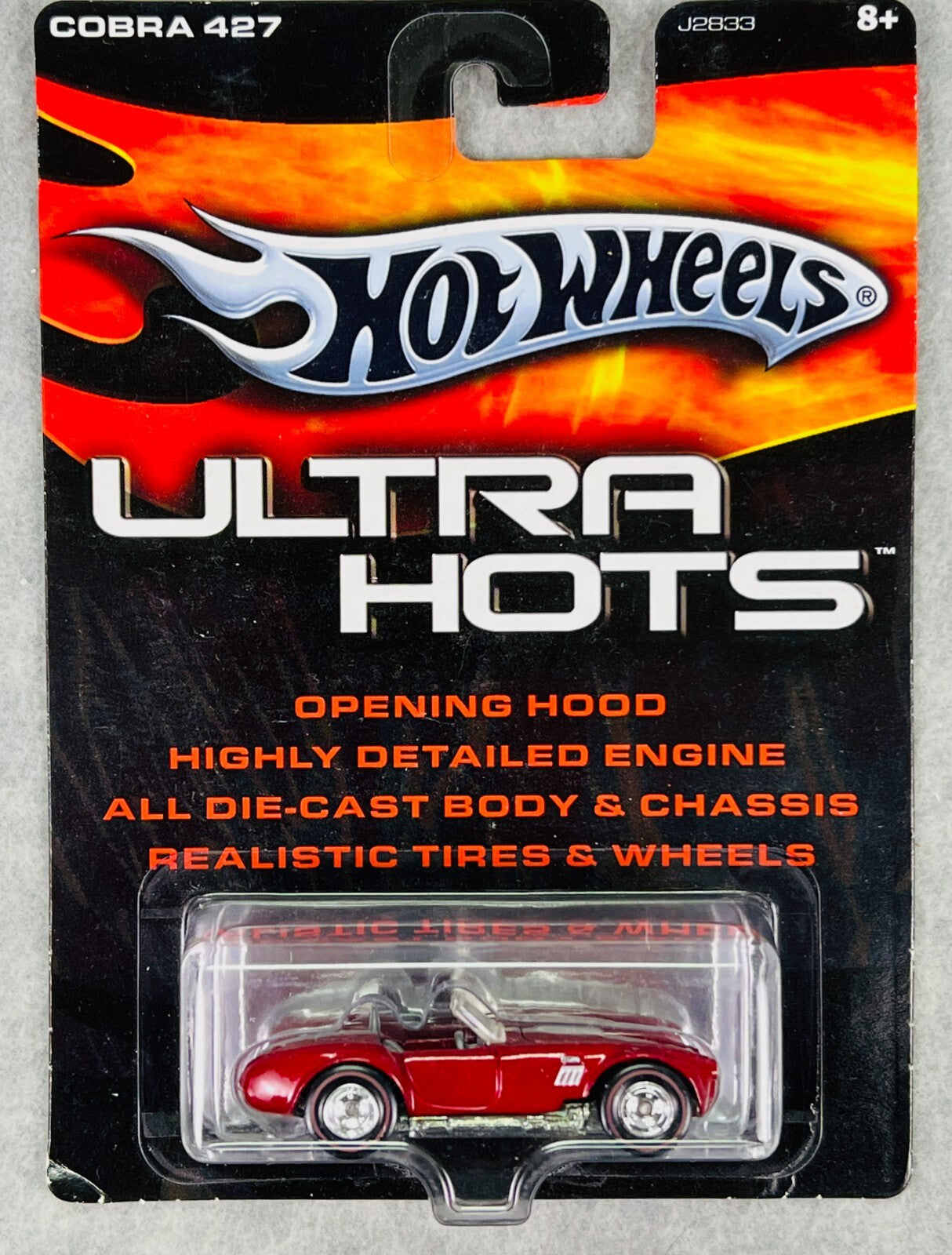 🐍🐍🐍Hot Wheels Ultra Hots Cobra 427 Burgundy H17🐍🐍🐍