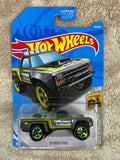 🔥🔥🔥Hot Wheels #64 '87 Dodge D100 Metalflake Gray HW Baja Blazers HW19🔥🔥🔥