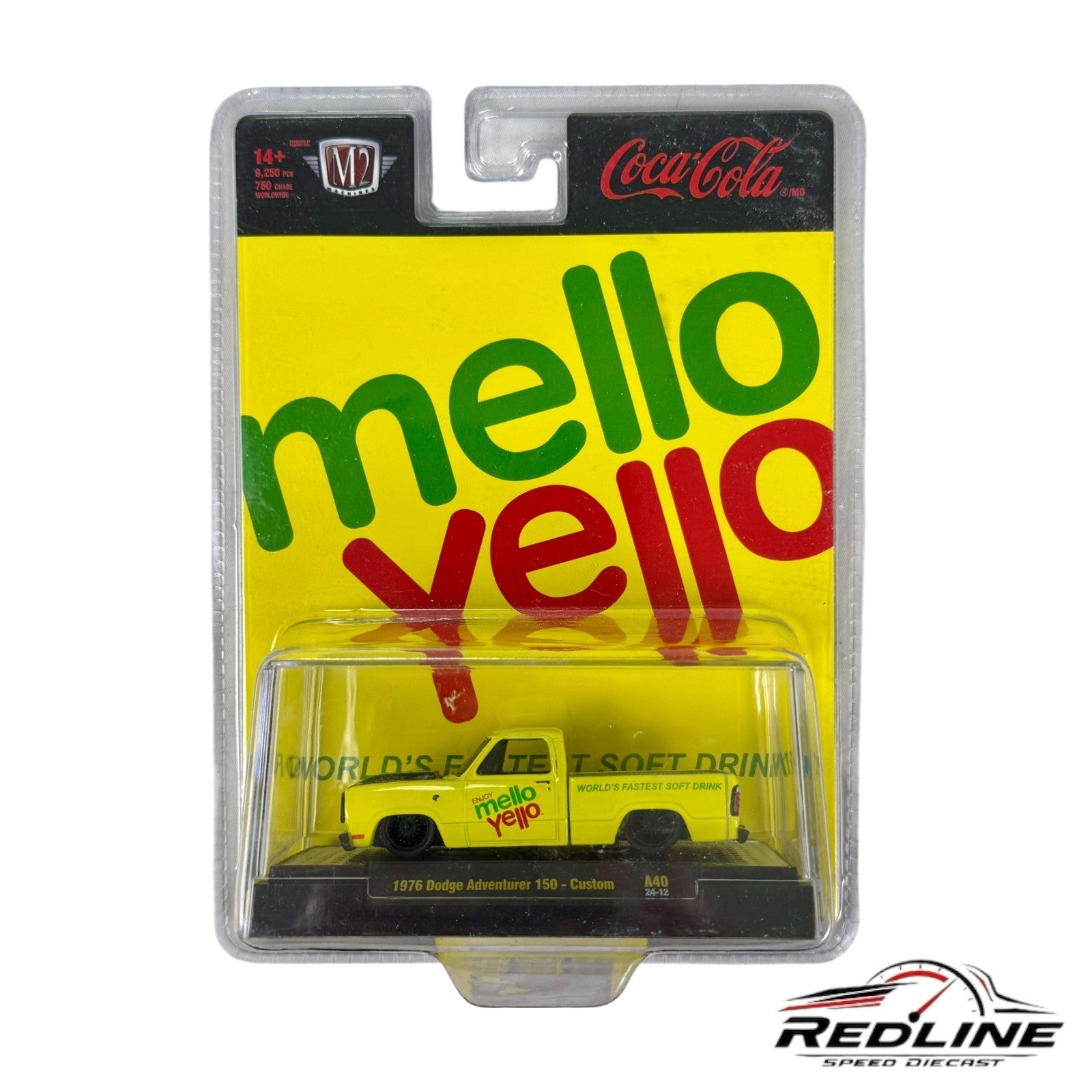 🇺🇸M2 Machines Mello Yello 1976 Dodge Adventurer-150 Custom H26🇺🇸