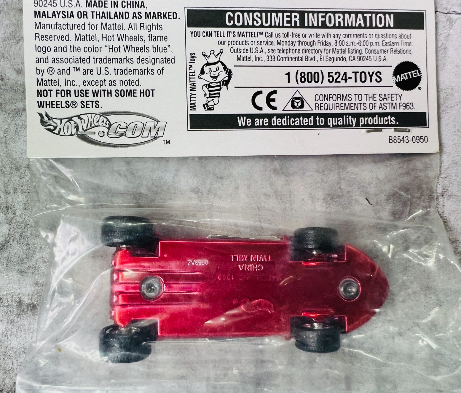 🔥Hot Wheels Red Twin Mill Real Riders Championship Auto Show 2003 Promotional🔥