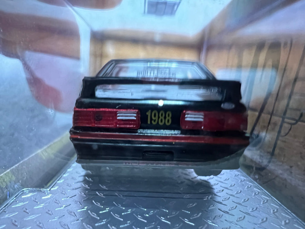 🇺🇸🇺🇸M2 Machines Lunati Bootlegger 1988 Ford Mustang GT BLACK H9🇺🇸🇺🇸