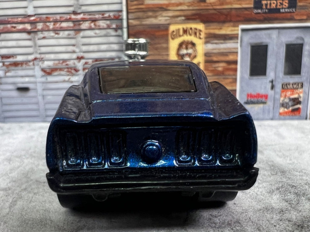 🐎🐎🐎Hot Wheels First Editions 1968 Mustang Tooned 1968 Mustang Blue C9🐎🐎🐎
