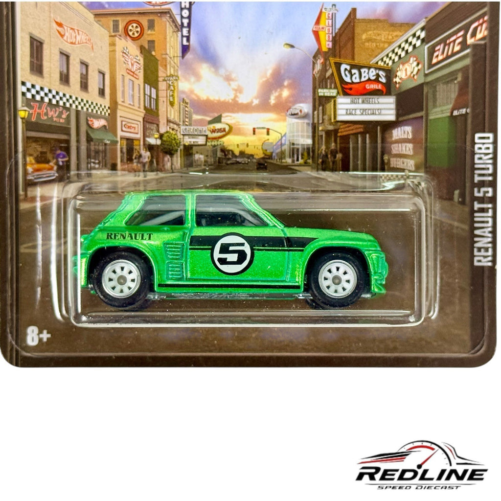 🏁Hot Wheels Boulevard  Renault 5 Turbo Real Riders Green H27🏁