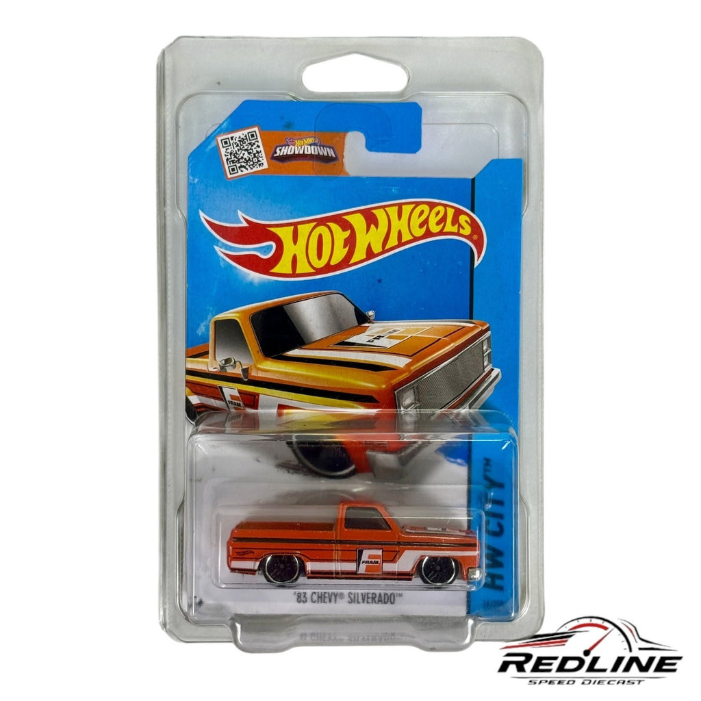 🔥🔥 Hot Wheels  ‘83 Chevy Silverado Orange FRAM H33🔥🔥