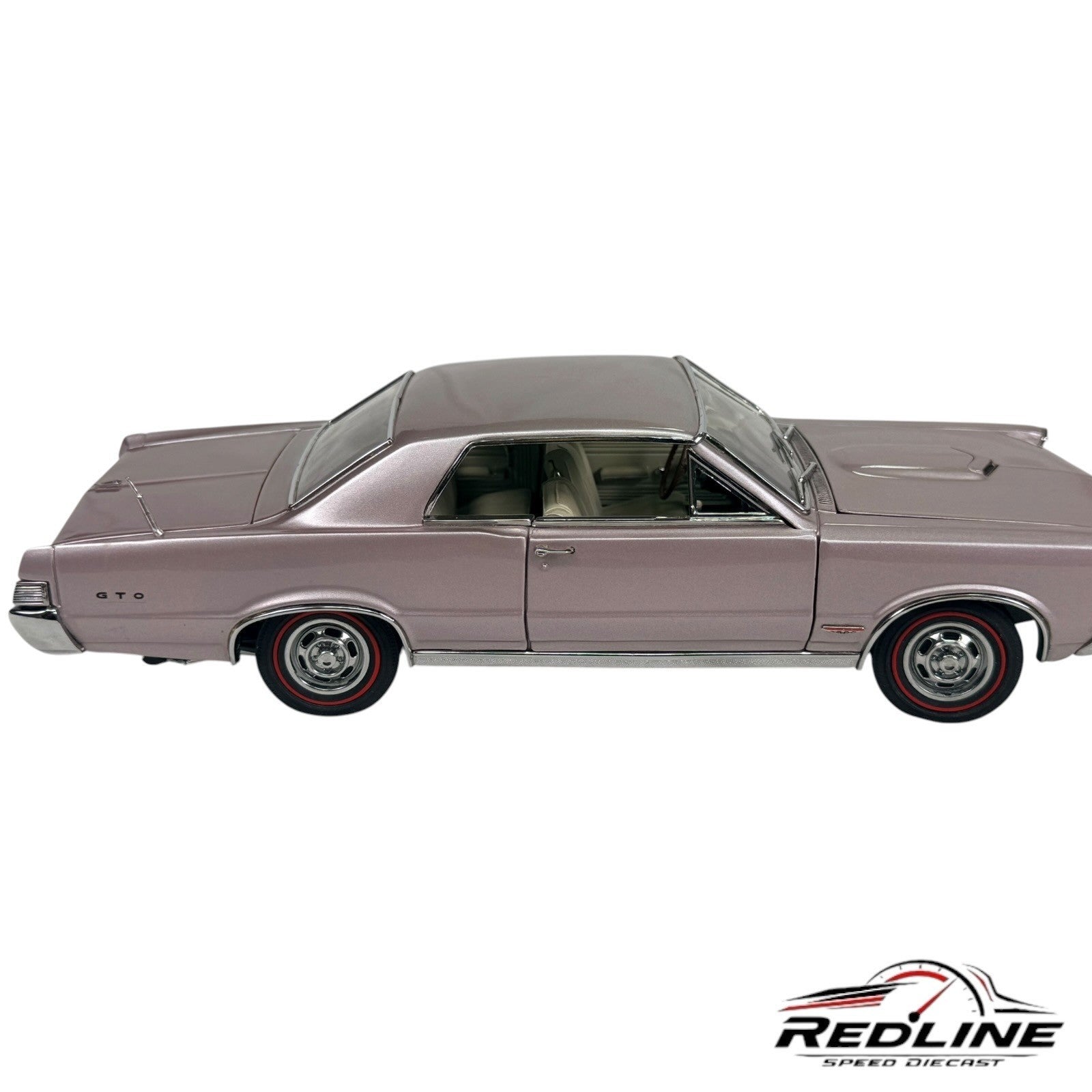 🇺🇸Danbury Mint 1965 Pontiac GTO Pink 1:24 C1🇺🇸