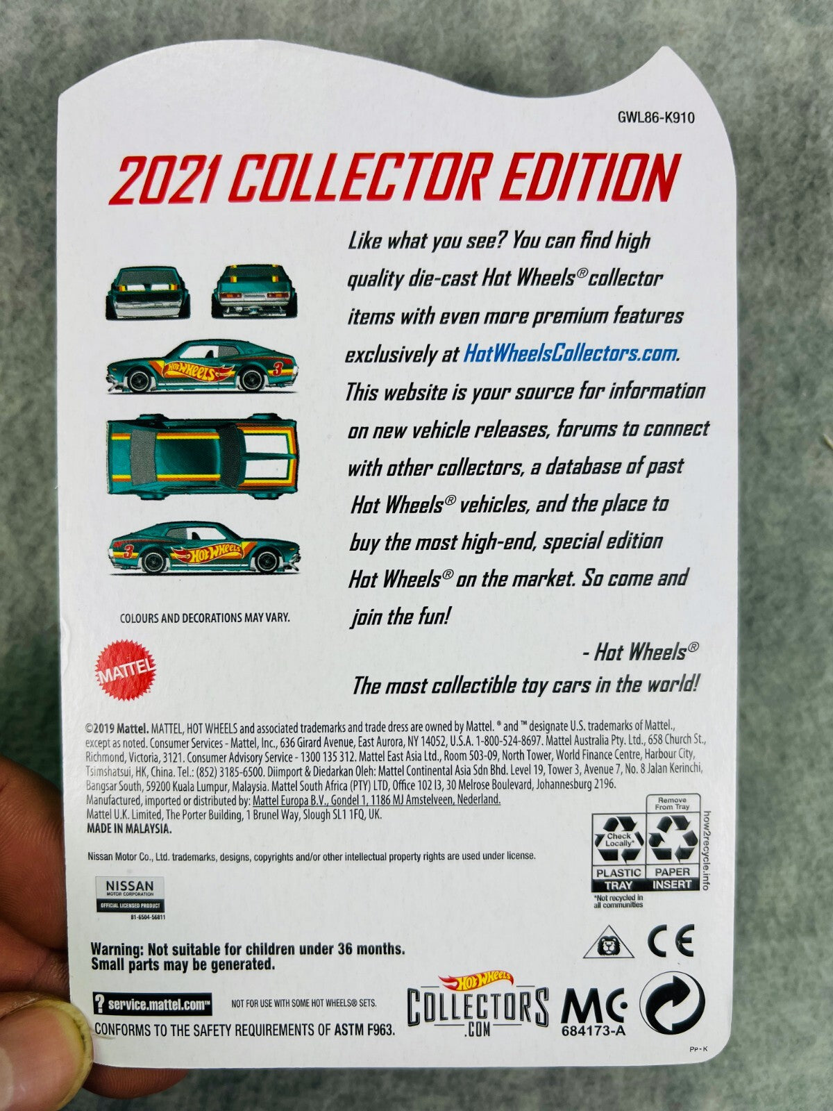 🎌🎌🎌 Hot Wheels Collector Edition Nissan Laurel Realriders H29🎌🎌🎌