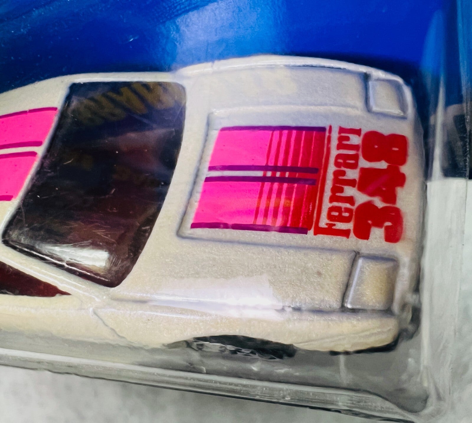 🇮🇹🇮🇹🇮🇹Hot wheels Ferrari 348 #175 Blue Card H23🇮🇹🇮🇹🇮🇹