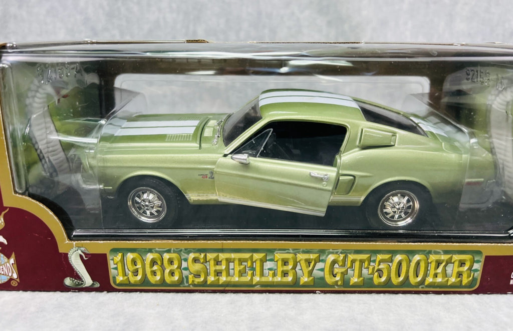 🇺🇸🇺🇸Road Legends 1968 Shelby GT-500KR Green White Stripes 1/18🇺🇸🇺🇸