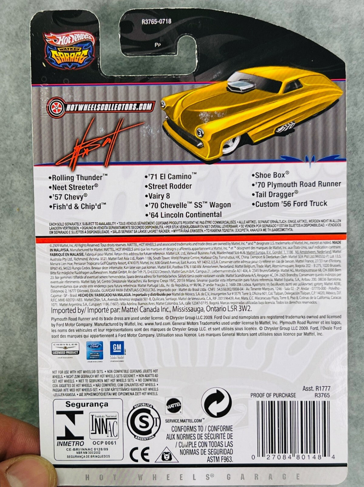 🇺🇸🇺🇸🇺🇸Hot Wheels Wayne's Garage Rolling Thunder Gold H28🇺🇸🇺🇸🇺🇸