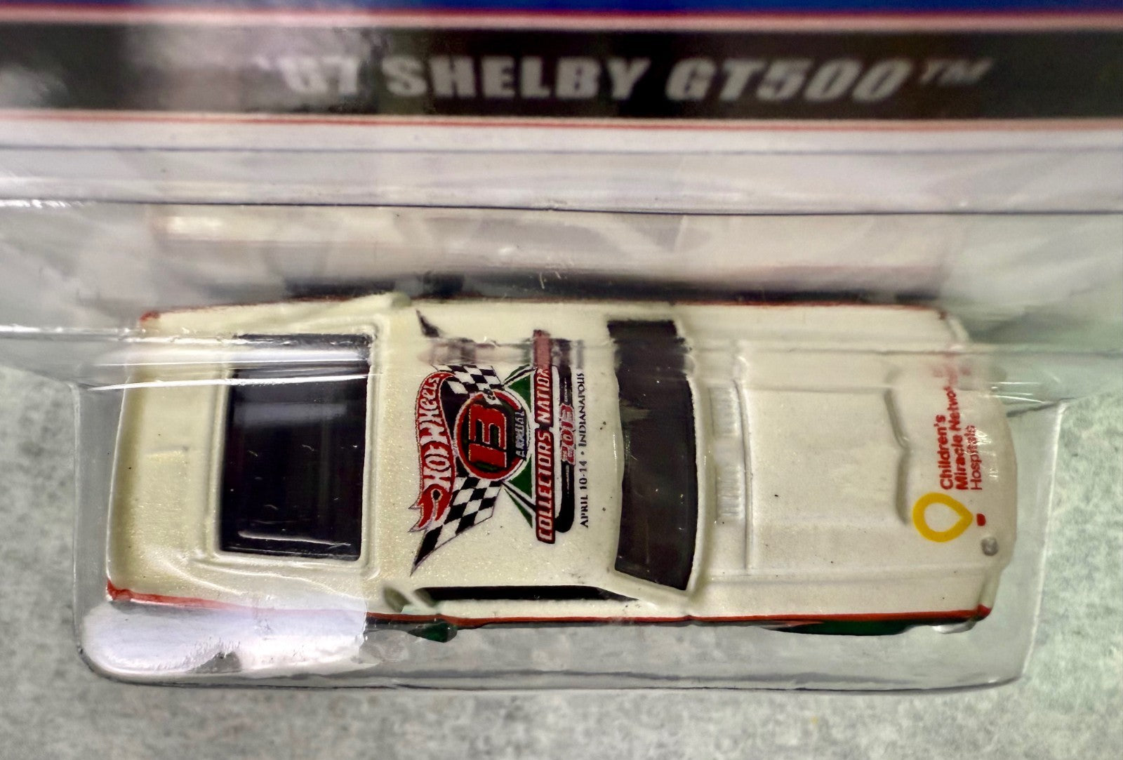 🏁Hot Wheels13th Collectors Nationals '67 Shelby GT500 92/1500 White Green H9🏁