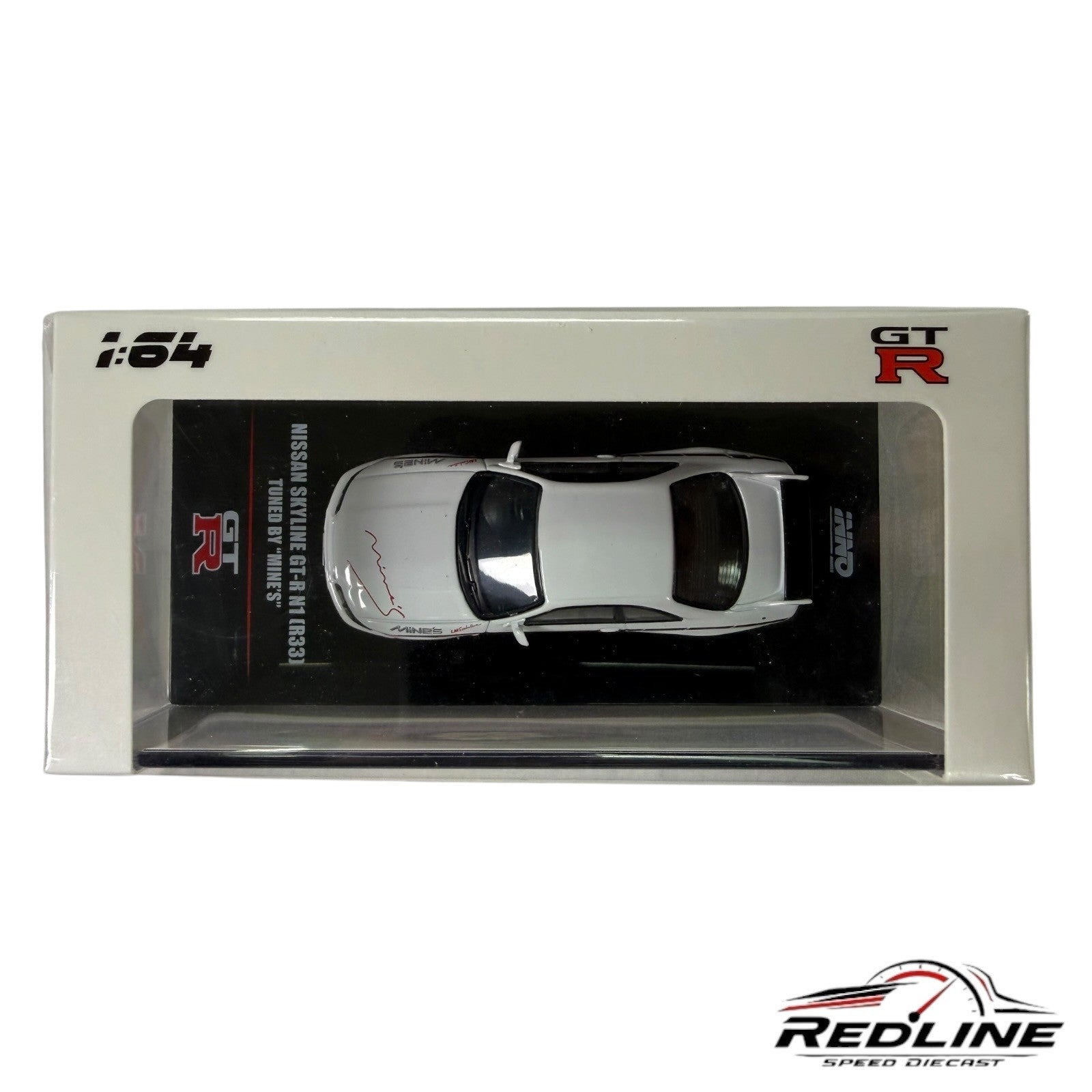 🎌🎌Inno64 Nissan GT-R N1 R33 Tuned By Mines Silver 1:64 H1🎌🎌