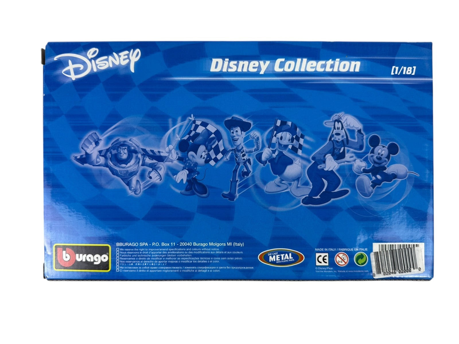 🇮🇹Bburago Disney Collection Monsters Inc Sulley Lamborghini Diablo 1:18 B3🇮🇹