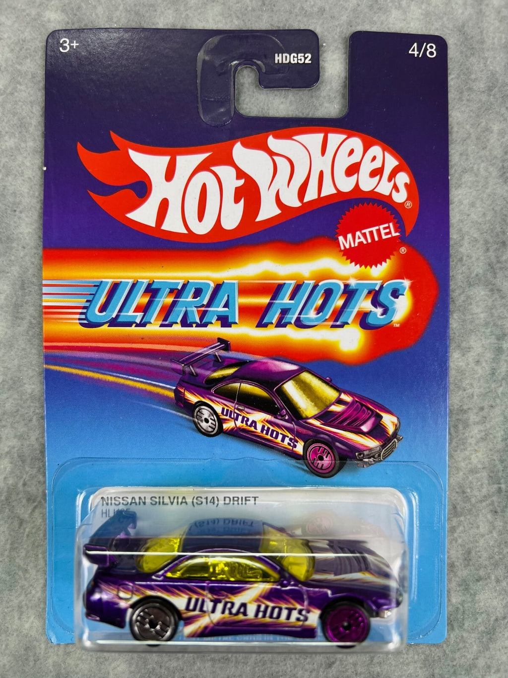 🎌🎌🎌 Hot Wheels Ultra Hots Nissan Silvia (s14) Drift Purple H24🎌🎌🎌