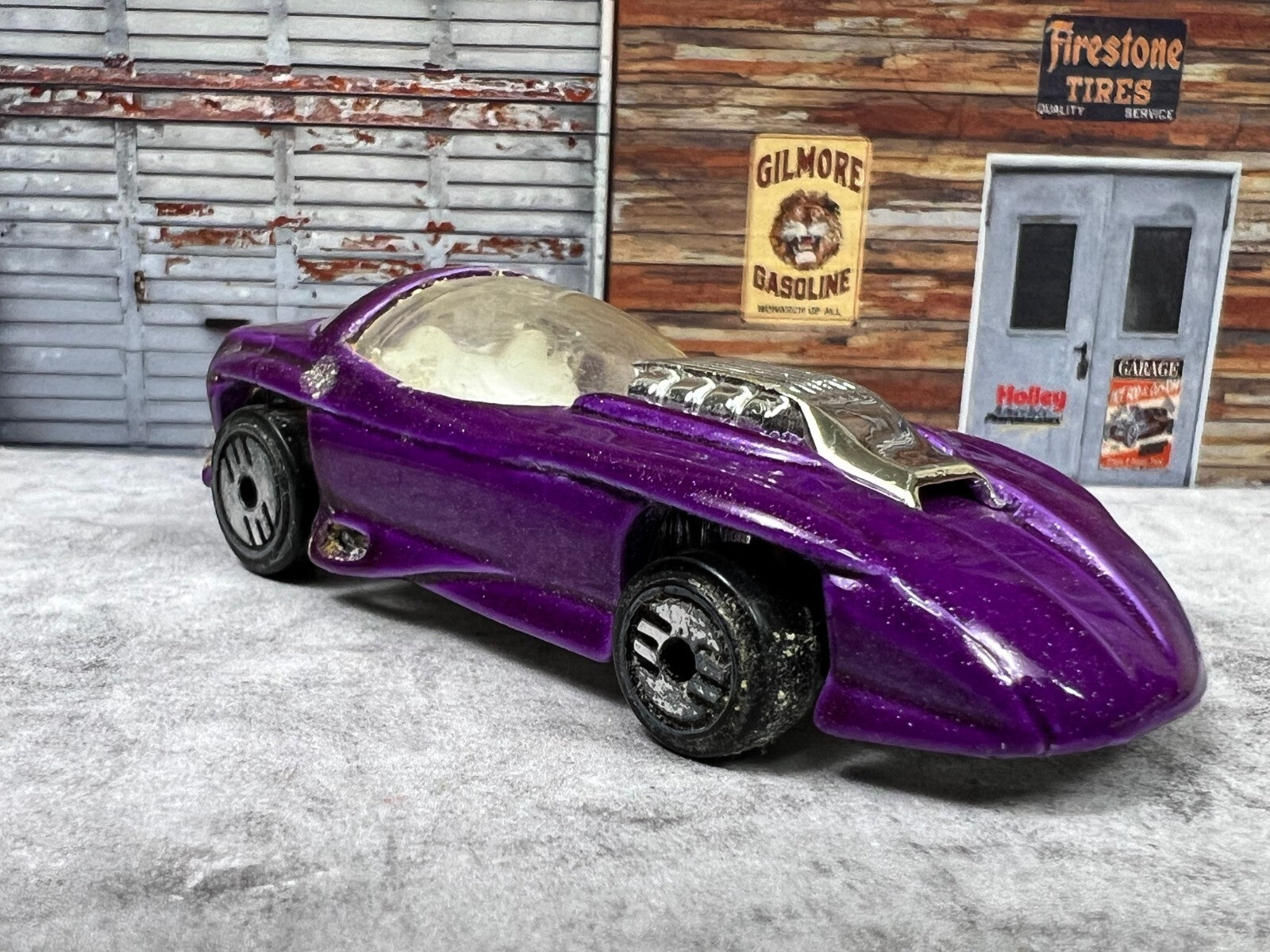 🔥🔥🔥Hot Wheels SILHOUETTE II Purple Chrome Base C17🔥🔥🔥