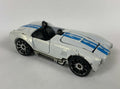 🔥🔥🔥🔥Hot Wheels 1982 White Blue Stripes Shelby COBRA LOOSE Diecast 🔥🔥🔥🔥