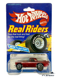 🔥🔥Hot Wheels Real Riders '57 T-Bird Ford Thunderbird Red/Gray Hubs H35🔥🔥