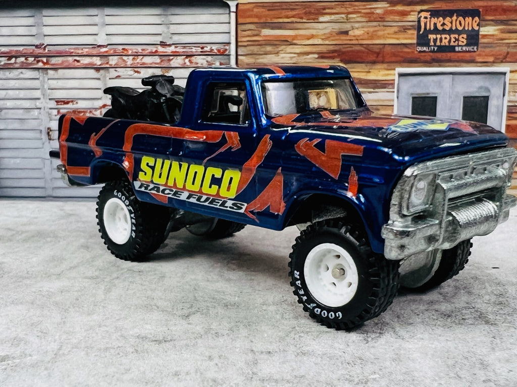 🇺🇸🇺🇸Hot Wheels Texas Drive 'em CUSTOM Sunoco Racing Fuels LOOSE 🇺🇸🇺🇸
