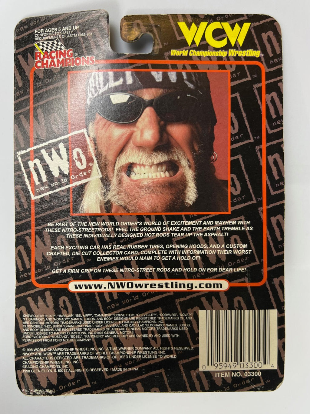 🔥🔥🔥1998 Racing Champions NWO Nitro Streetrods KONNAN  '49 Mercury HW20🔥🔥🔥