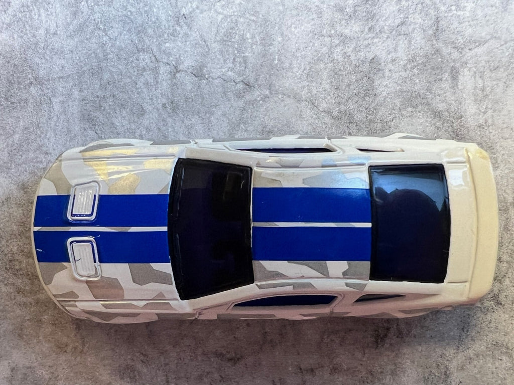 🇺🇸🇺🇸Hot Wheels 2007 Ford Shelby GT-500  White Blue and Grey C4🇺🇸🇺🇸