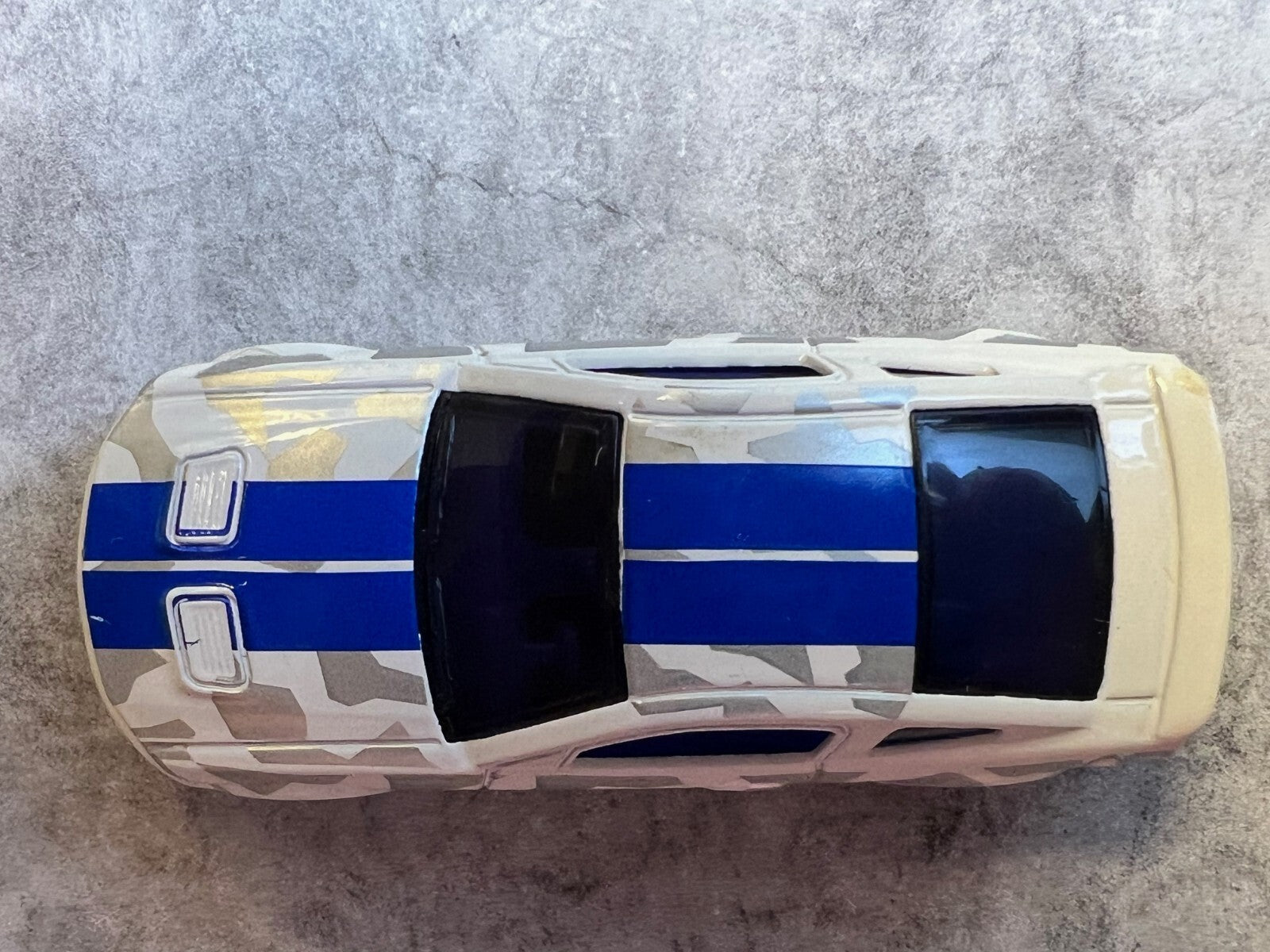 🇺🇸🇺🇸Hot Wheels 2007 Ford Shelby GT-500  White Blue and Grey C4🇺🇸🇺🇸