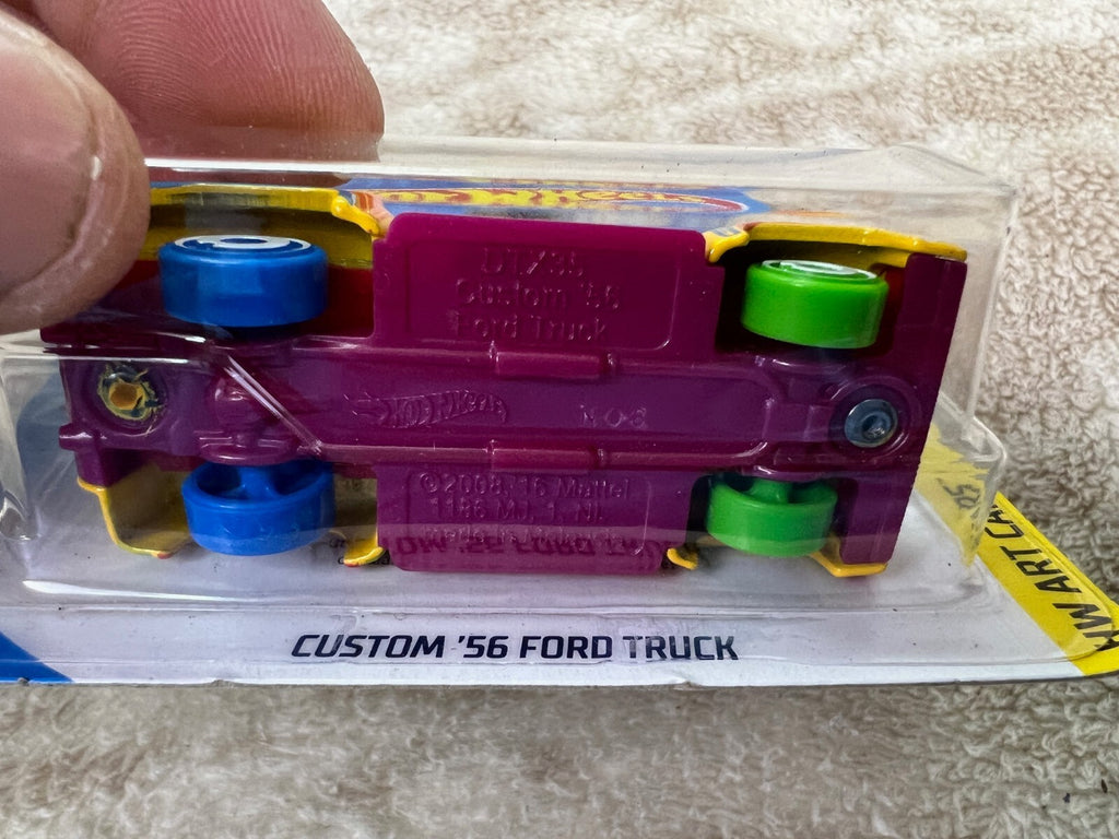 🇺🇸🇺🇸Hot Wheels Treasure Hunt Custom '56 Ford Truck HW Art Cars HW05🇺🇸🇺🇸
