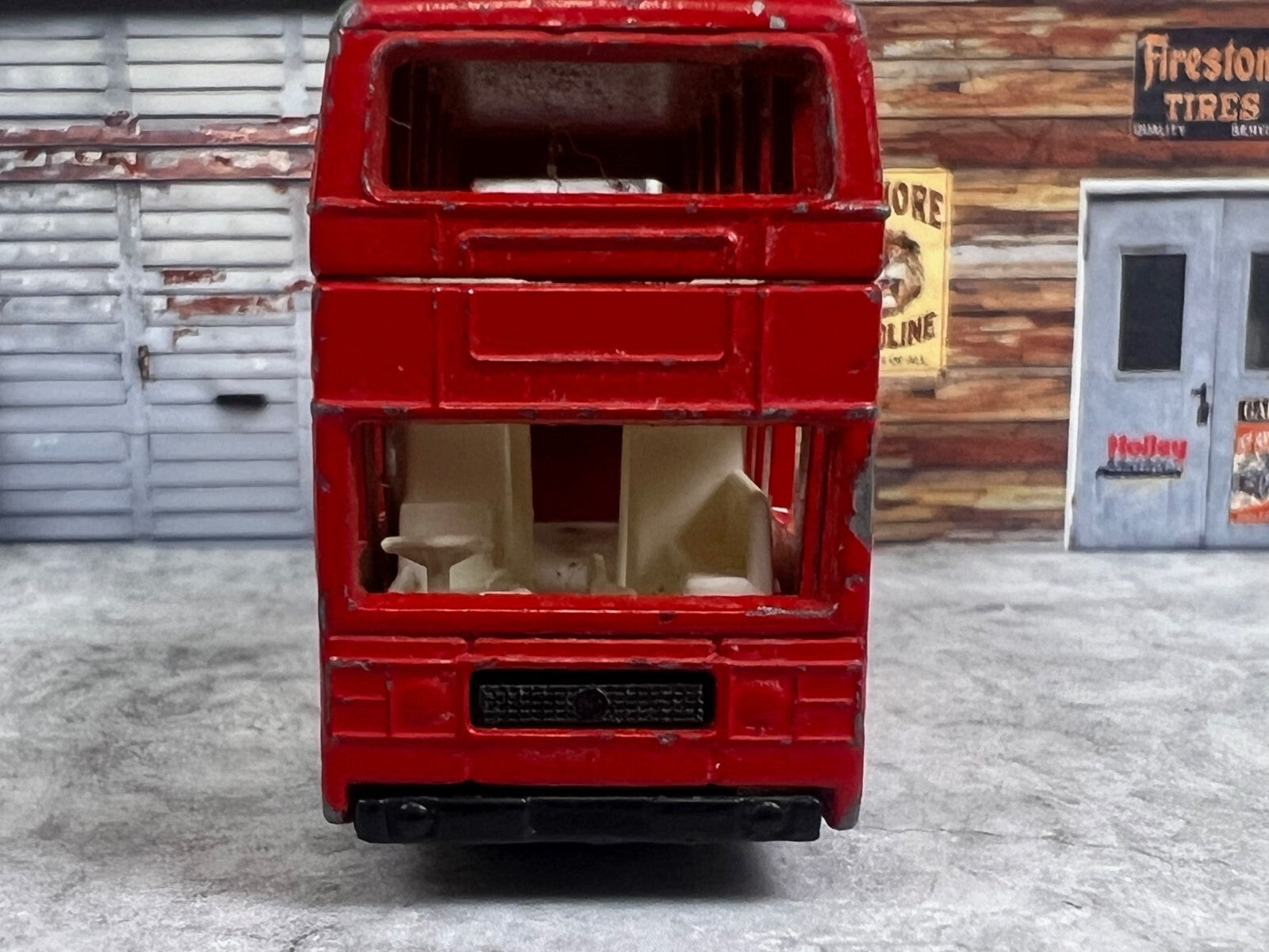 🇬🇧🇬🇧Vintage Matchbox London Bus Diecast  1/124 C3🇬🇧🇬🇧