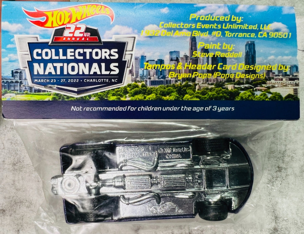 🇩🇪🇩🇪Hot Wheels 22nd Annual Collectors Nationals VW Drag Truck Purple🇩🇪🇩🇪