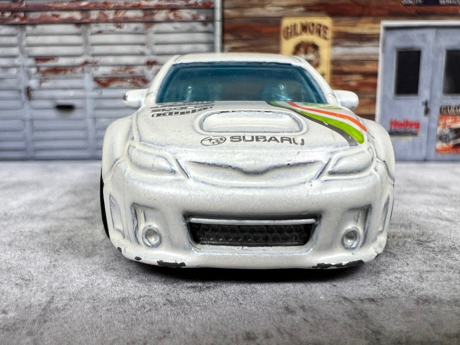 🔥🔥🔥Hot Wheels 2011  Subaru WRX STI  Diecast Sports Car  WHITE C1🔥🔥🔥
