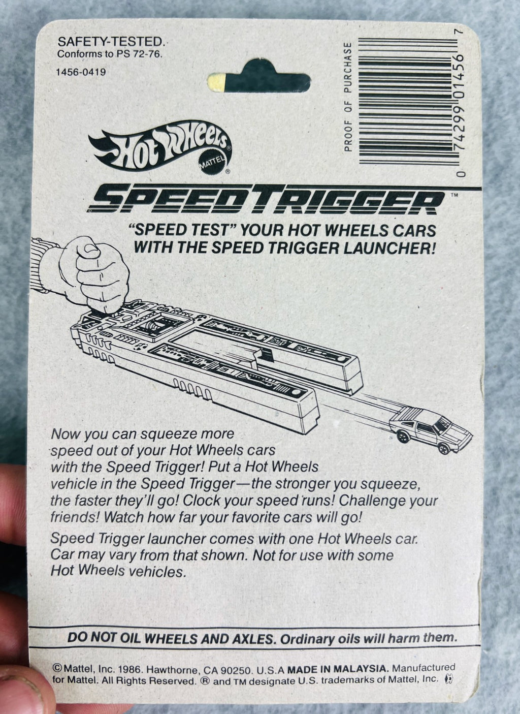 🔥🔥Hot Wheels Vintage Thunderburner Speed Fleet Series 1456 Black 1986 H29🔥🔥